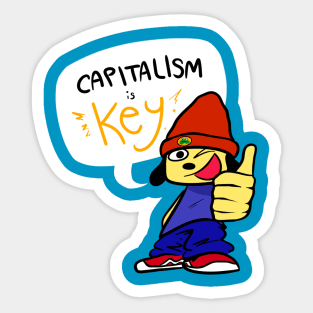 CAPITALISM IS KEY! Sticker